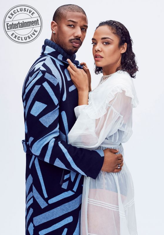 Tessa Thompson and Michael B. Jordan - Entertainment Weekly November 2018