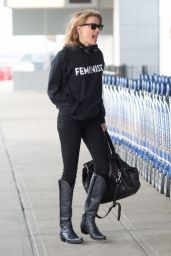 Amber Heard in Travel Outfit 12/09/2018