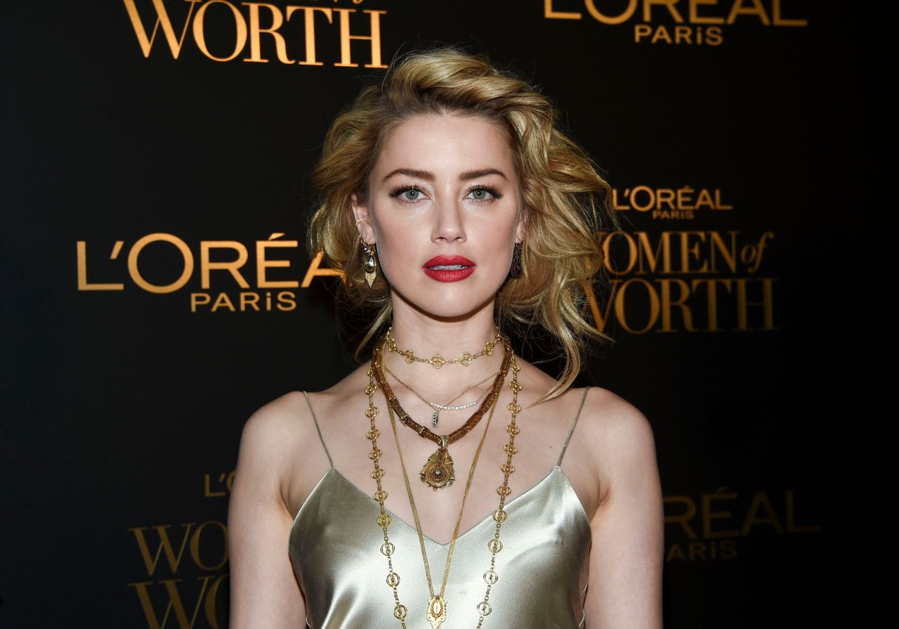 Amber heard l'oreal contract