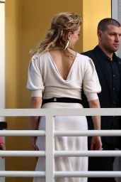 Amber Heard - Leaving Univision Headquarters in Miami 12/14/2018
