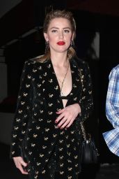 Amber Heard Night Out Style 12/18/2018