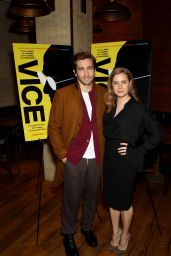 Amy Adams and Jake Gyllenhaal - New York Special Reception for "VICE"