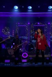 Ariana Grande Performs at Jimmy Fallon 12/18/2018