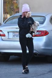 Ashley Tisdale - Leaving The Coffee Bean in Studio City 12/21/2018