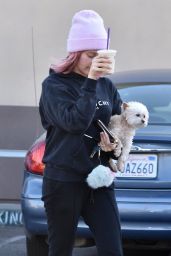 Ashley Tisdale - Leaving The Coffee Bean in Studio City 12/21/2018