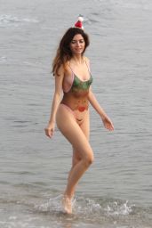 Blanca Blanco in a Swimsuit at the Beach in Malibu 12/23/2018