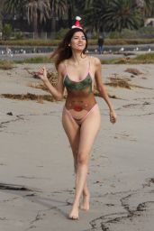 Blanca Blanco in a Swimsuit at the Beach in Malibu 12/23/2018