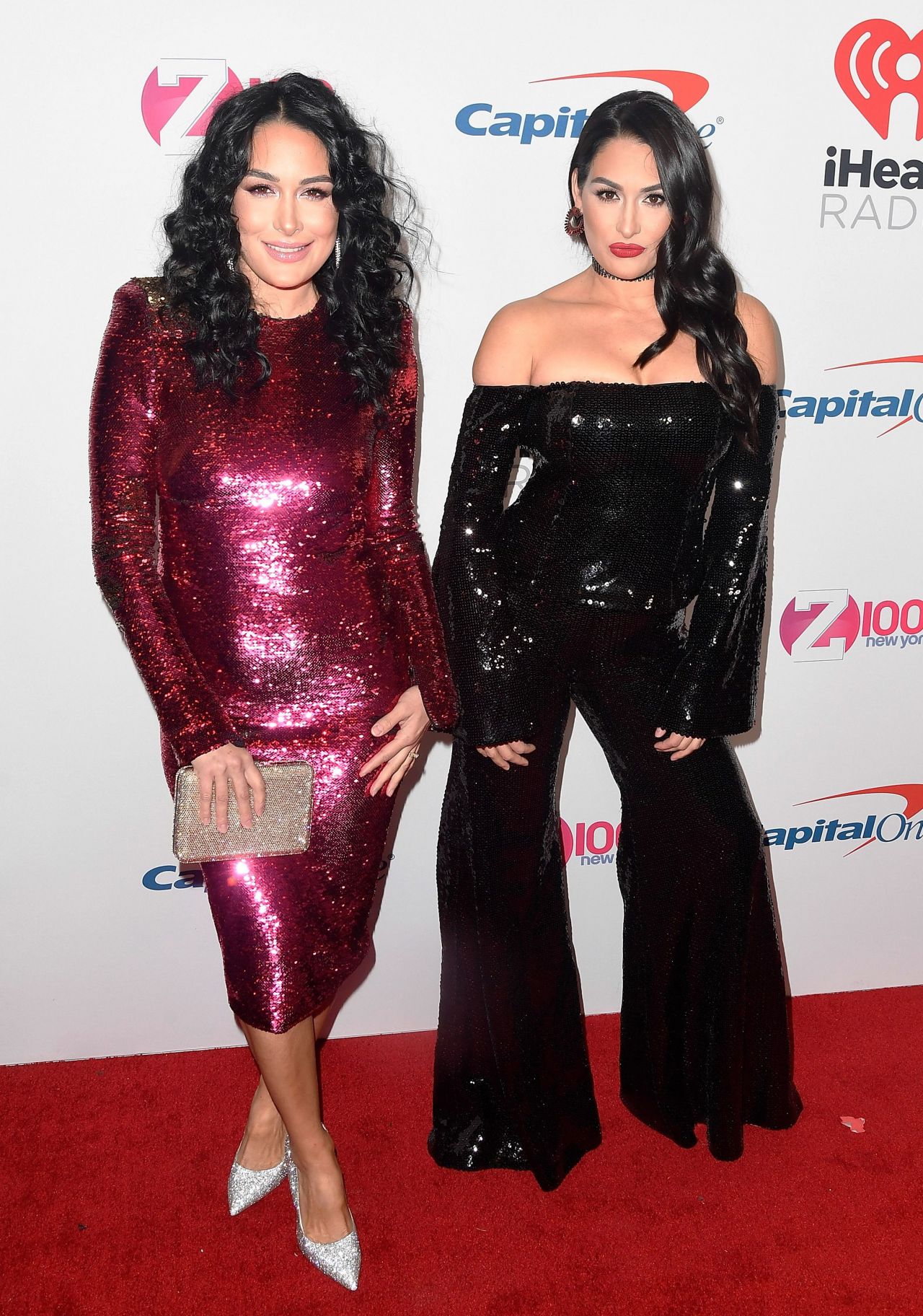 Brie Bella and Nikki Bella – iHeartRadio Jingle Ball 2018 in NYC ...