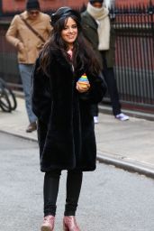 Camila Cabello - Filming a MasterCard Commercial in NYC 12/06/2018