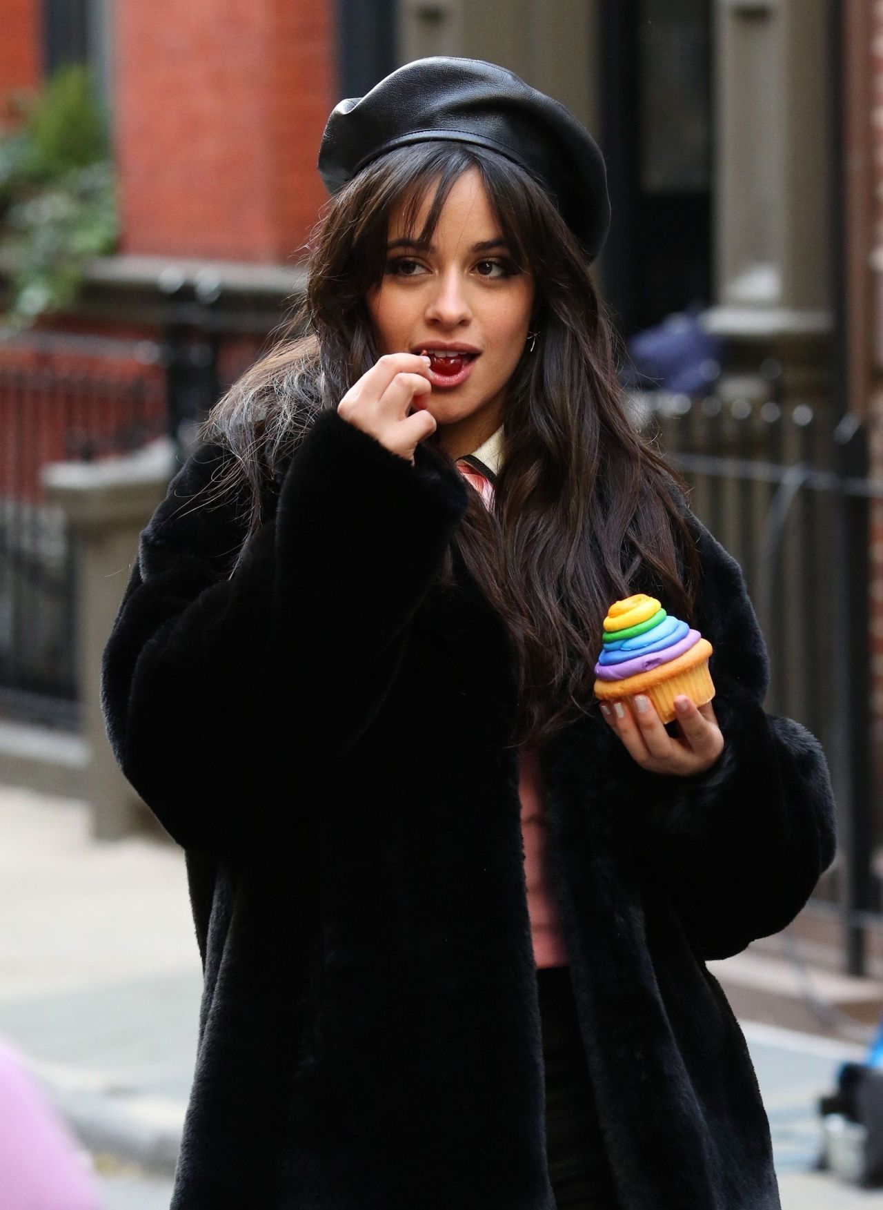 Camila Cabello - Filming a MasterCard Commercial in NYC 12/06/2018.