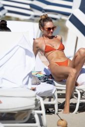 Candice Swanepoel in Bikini on the Beach in Miami 12/08/2018