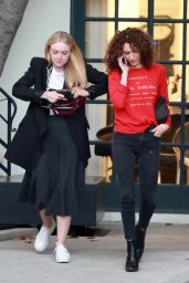 Dakota Fanning - Holiday Shopping in Beverly Hills 12/18/2018