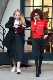 Dakota Fanning - Holiday Shopping in Beverly Hills 12/18/2018