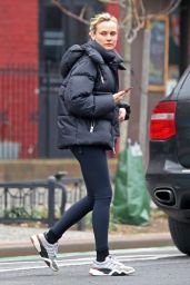 Diane Kruger at the Gym in New York 12/19/2018