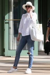 Emily VanCamp Casual Style - Honeymoon in Miami 12/22/2018