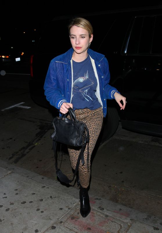 Emma Roberts Night Out - Peppermint Club in West Hollywood 12/27/2018