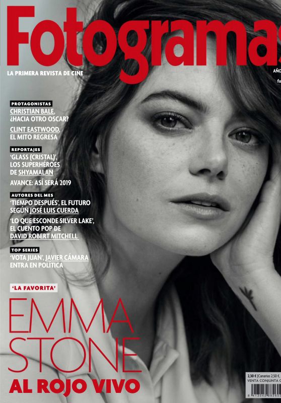 Emma Stone - Fotogramas Magazine January 2019 Issue