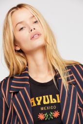 Frida Aasen - Photoshoot for Free People Fall 2018 