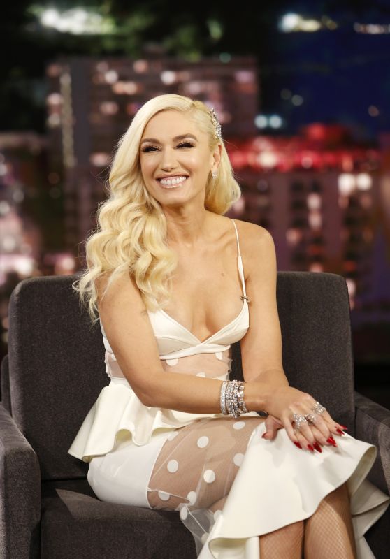 Gwen Stefani Appeared on Jimmy Kimmel Live in LA 12/06/2018