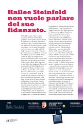 Hailee Steinfeld - Cosmopolitan Italy January 2019 Issue