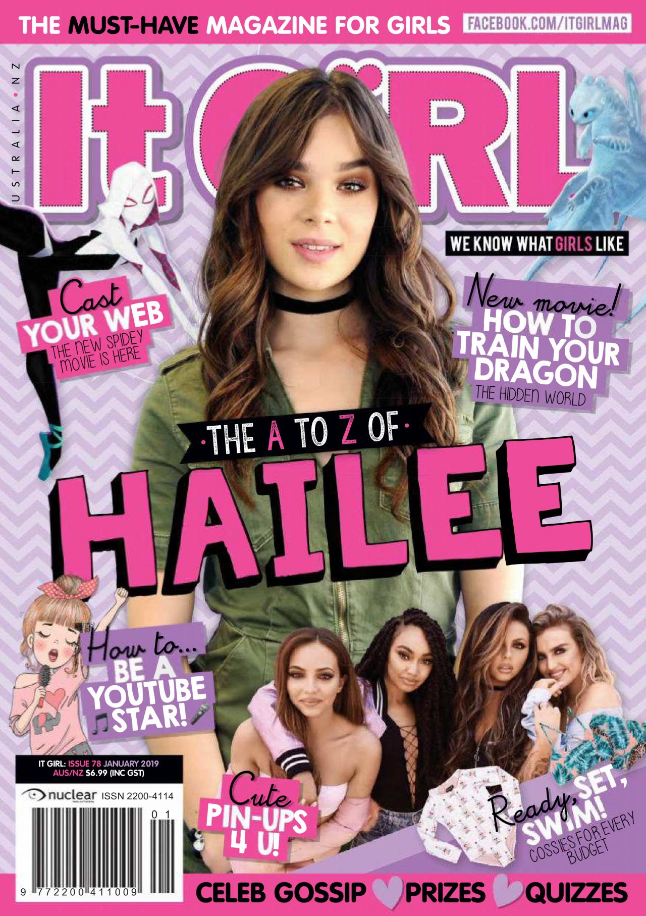 Hailee Steinfeld It Girl Magazine January 19 Issue Celebmafia