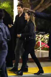 Hilary Swank - Arriving at the Fleetwood Mac Concert in Inglewood