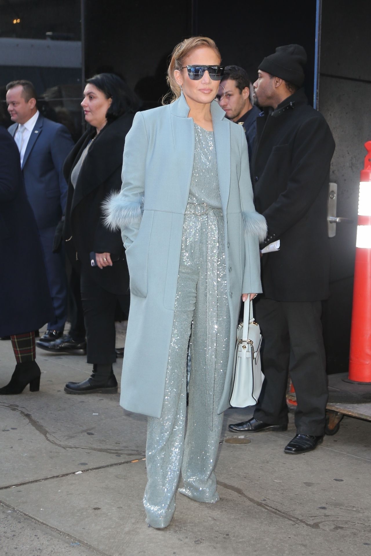 Jennifer Lopez and Her Mom Guadalupe Arrive at the GMA in NYC 12/12 ...