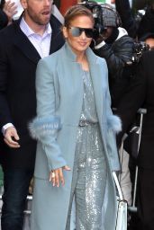 Jennifer Lopez and Her Mom Guadalupe Arrive at the GMA in NYC 12/12/2018