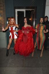 Jesy Nelson, Jade Thirlwall and Leigh-Anne Pinnock at Jade Thirlwall’s Birthday Party in London 12/22/2018