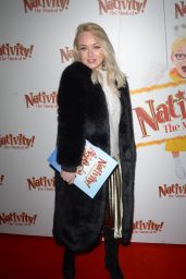 Jorgie Porter - Nativity! The Musical Press Night in London 12/20/2018