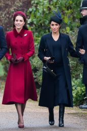 Kate Middleton and Meghan Markle – Christmas Day Church Service in King’s Lynn 12/25/2018