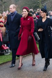 Kate Middleton and Meghan Markle – Christmas Day Church Service in King’s Lynn 12/25/2018
