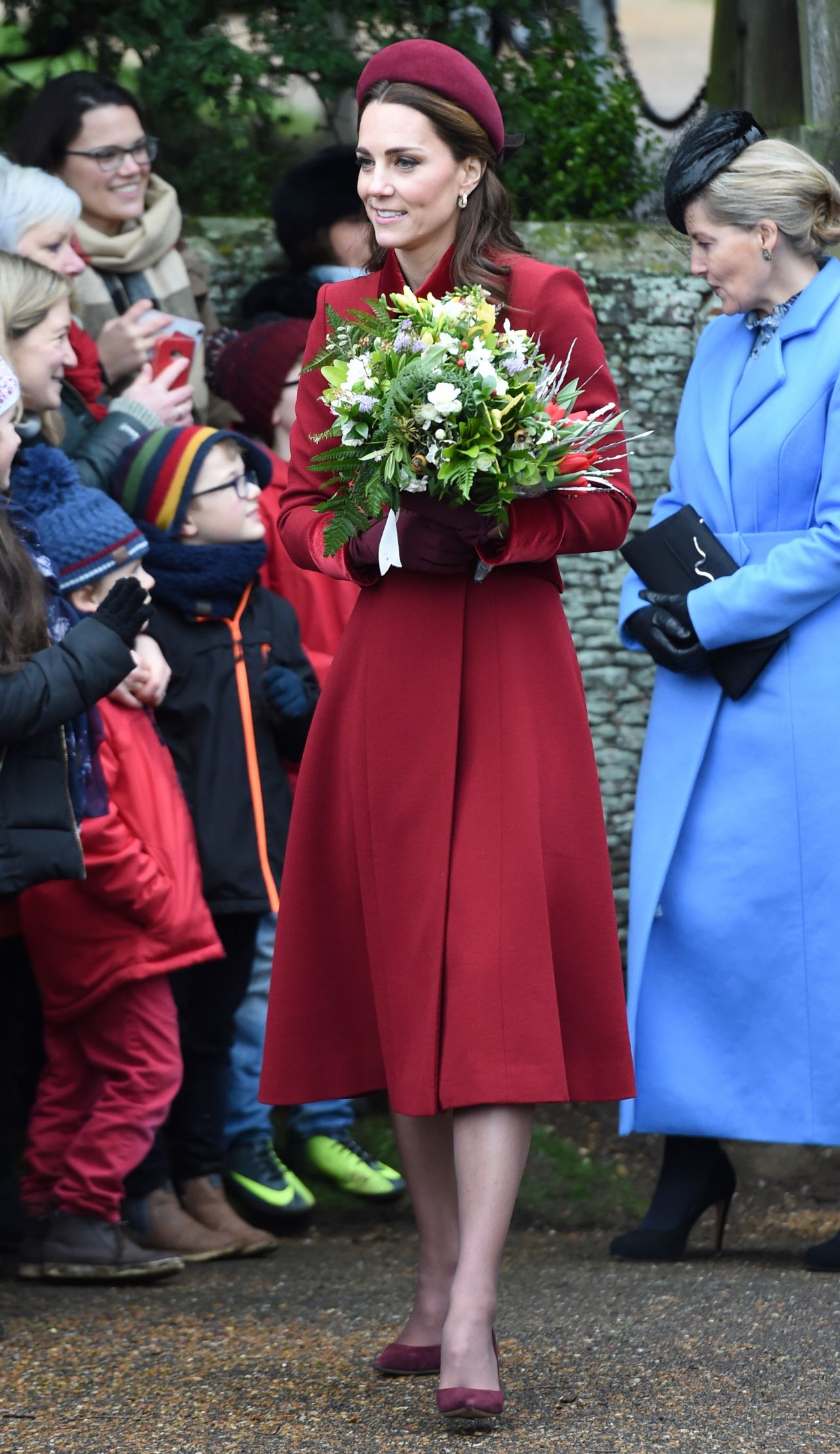 Kate Middleton - Christmas Day Church Service In King's Lynn, England ...