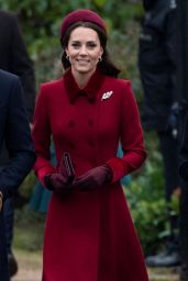 Kate Middleton - Christmas Day Church Service in King