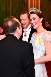 Kate Middleton - Reception for Members of the Diplomatic Corps at Buckingham Palace in London