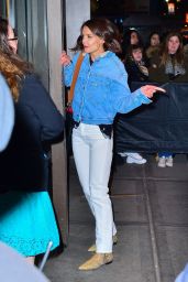 Katie Holmes at Madison Square Garden in NYC 12/07/2018
