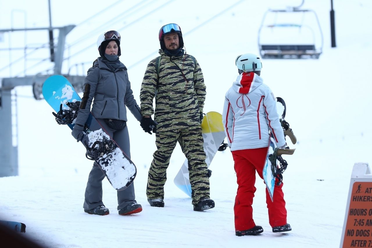 Katy Perry and Orlando Bloom - Hitting the Slopes of Aspen 12/30/2018 ...