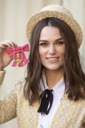 Keira Knightley - Investiture at Buckingham Palace in London 12/13/2018