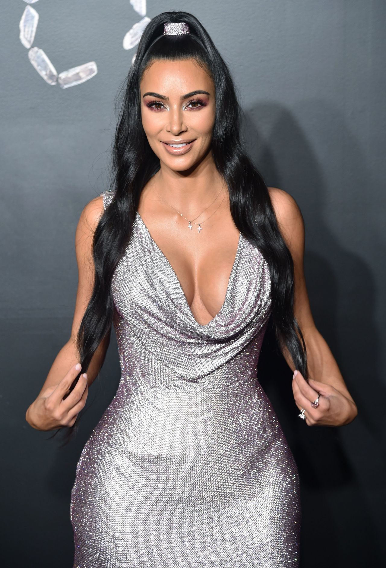 Kim Kardashian and Kanye West – Versace Pre-Fall 2019 ...