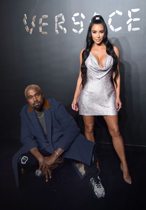 Kim Kardashian and Kanye West – Versace Pre-Fall 2019 Fashion Show in NYC