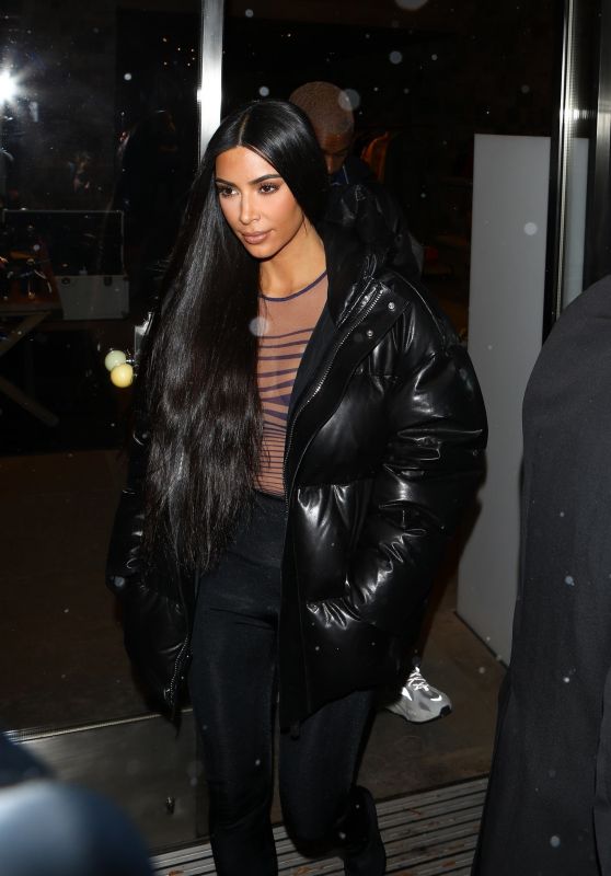 Kim Kardashian Night Out in Aspen 12/28/2018 • CelebMafia