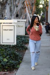 Kourtney Kardashian in Ripped Jeans 11/30/2018