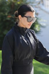 Kourtney Kardashian - Outside a Friend