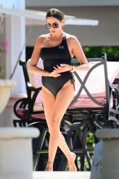 Lauren Silverman in Swimsuit at the Beach in Barbados 12/18/2018