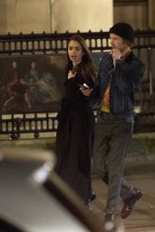Lily Collins and Harry Treadaway - Leaving Lily