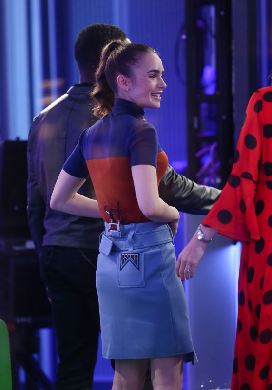 Lily Collins at the BBC Studios in London 12/06/2018