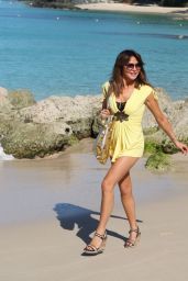 Lizzie Cundy in a Bikini - Christmas Day in Barbados 12/25/2018