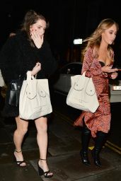 Lottie Moss and Emily Blackwell - Ours Restaurant in London 11/29/2018