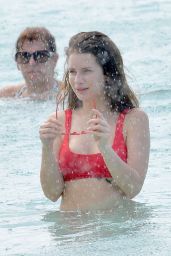 Lottie Moss in a Red Bikini 12/08/2018