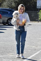 Lucy Hale at the Dog Park in LA 12/08/2018